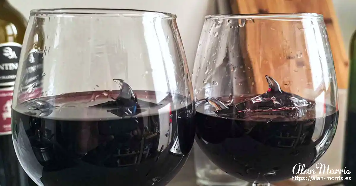 Shark wine glasses.